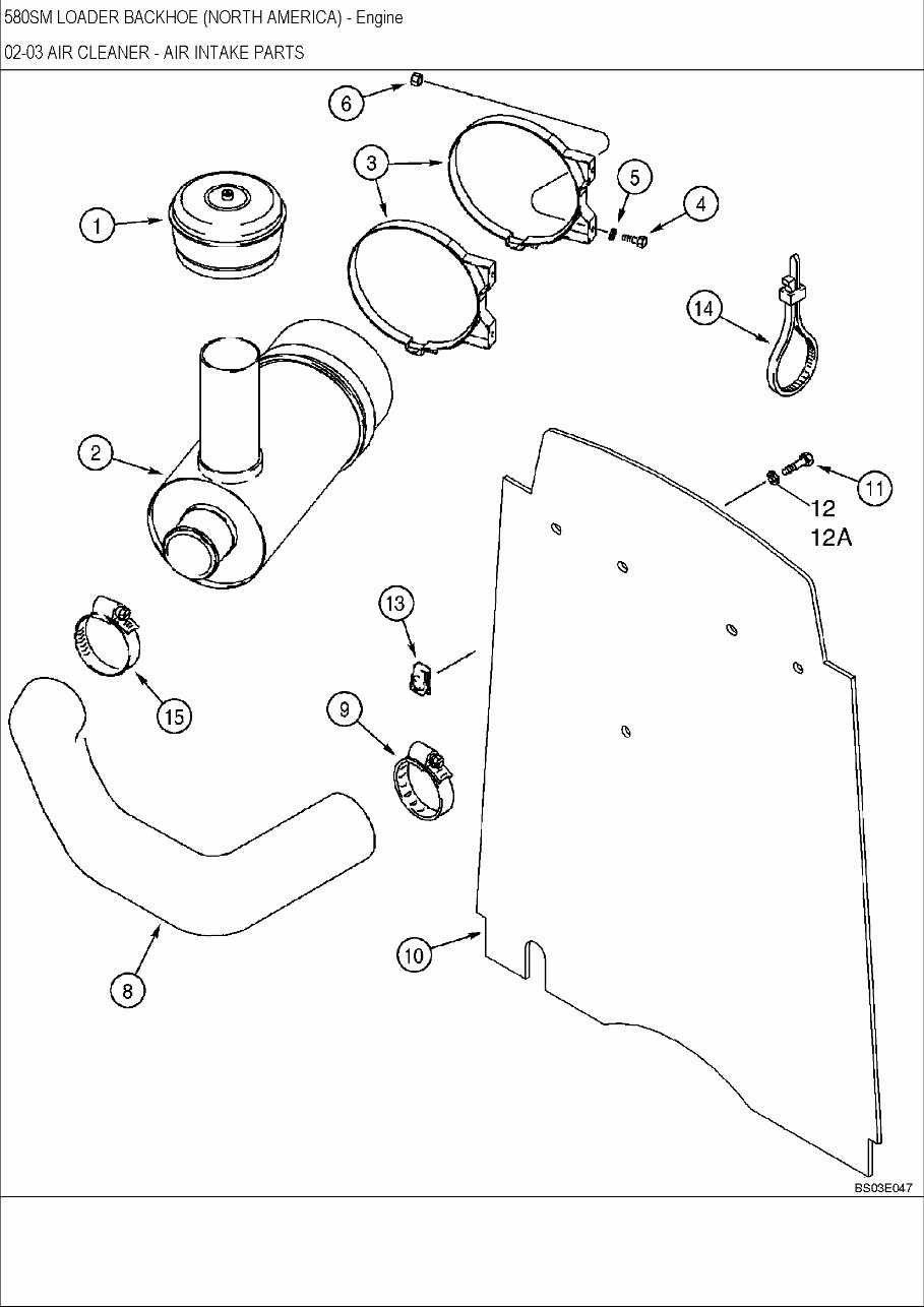 case 580 super m parts diagram