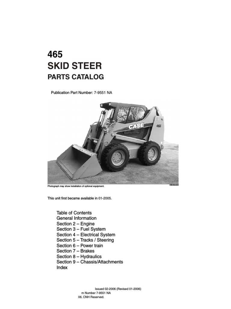 case skid steer parts diagram