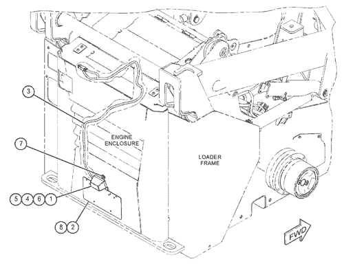 cat skid steer parts diagram