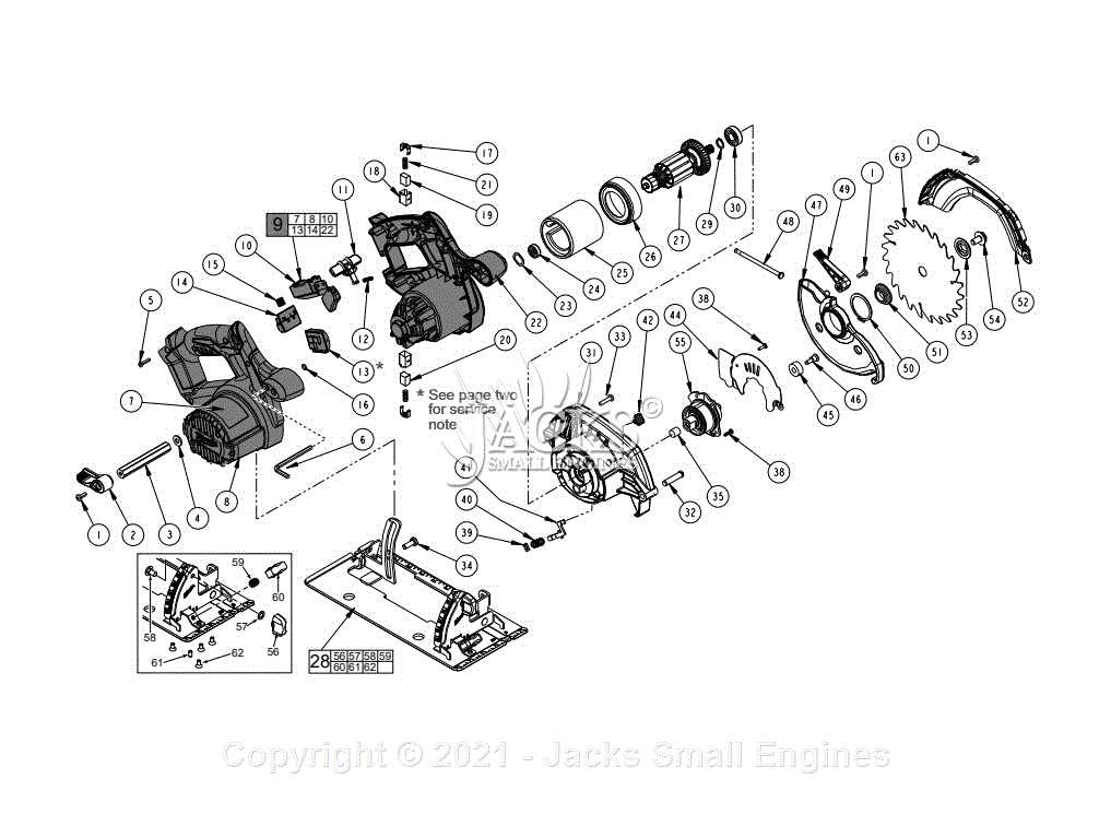 chop saw parts diagram