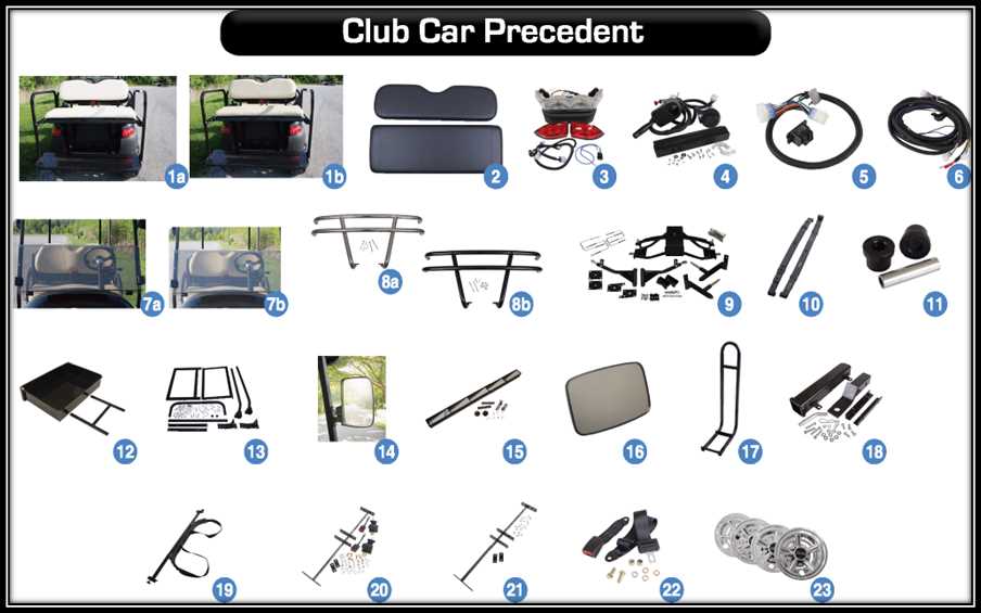 club car precedent parts diagram