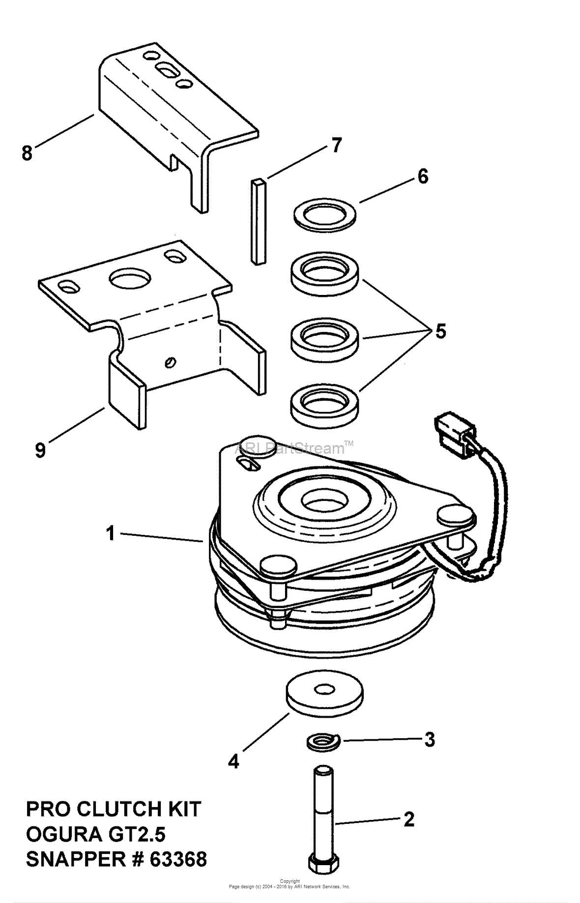 clutch parts diagram