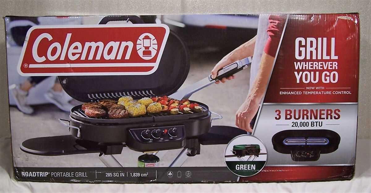 coleman roadtrip grill parts diagram