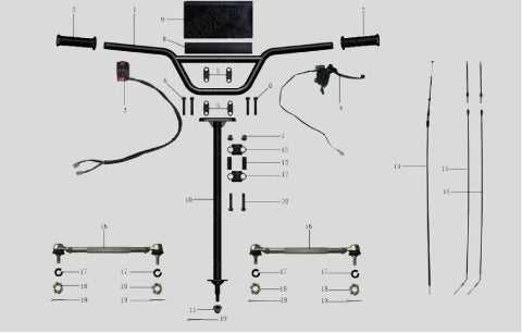 coolster 110cc atv parts diagram