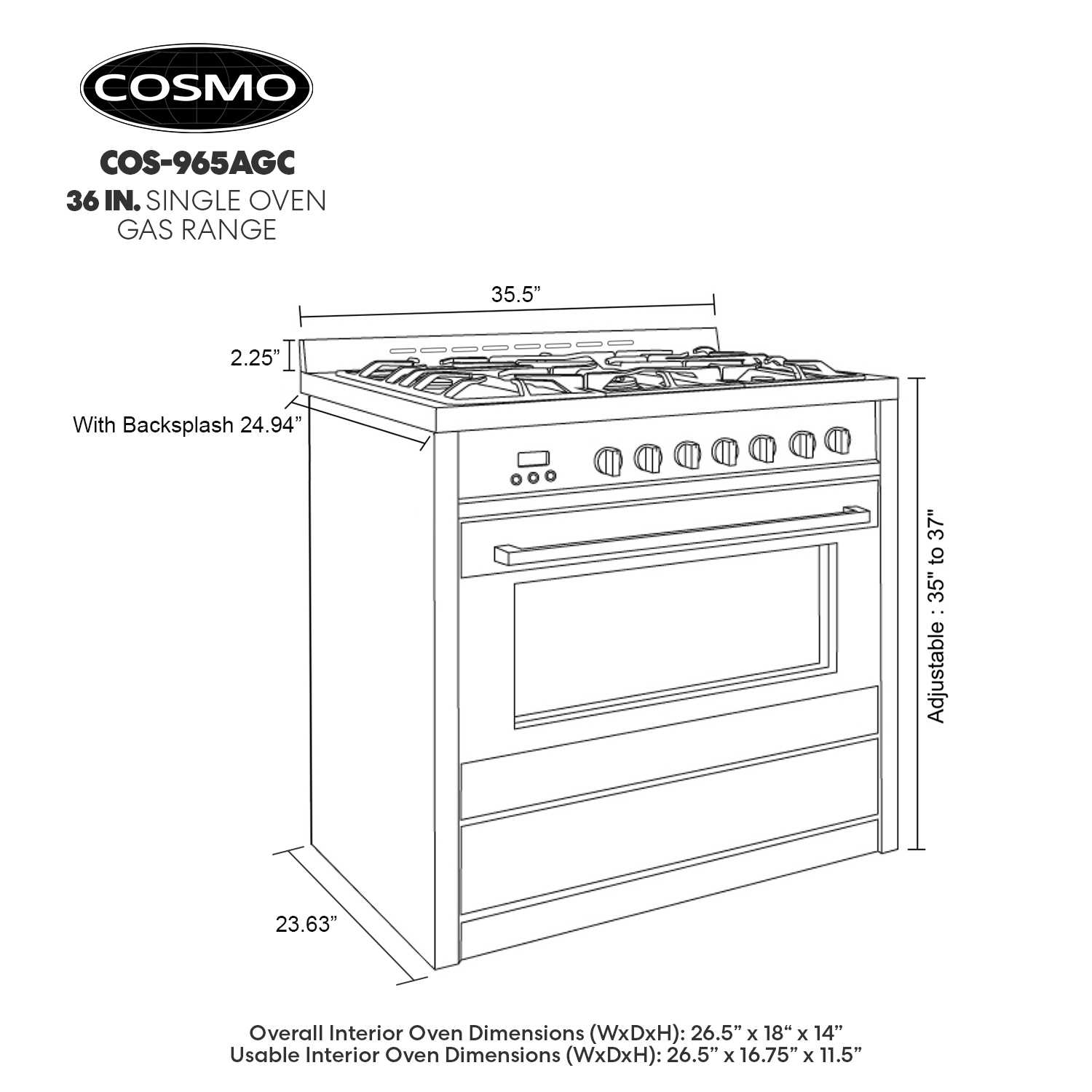 cos 965agc parts diagram