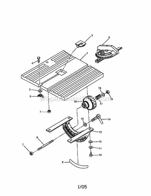 craftsman 12 inch band saw parts diagram