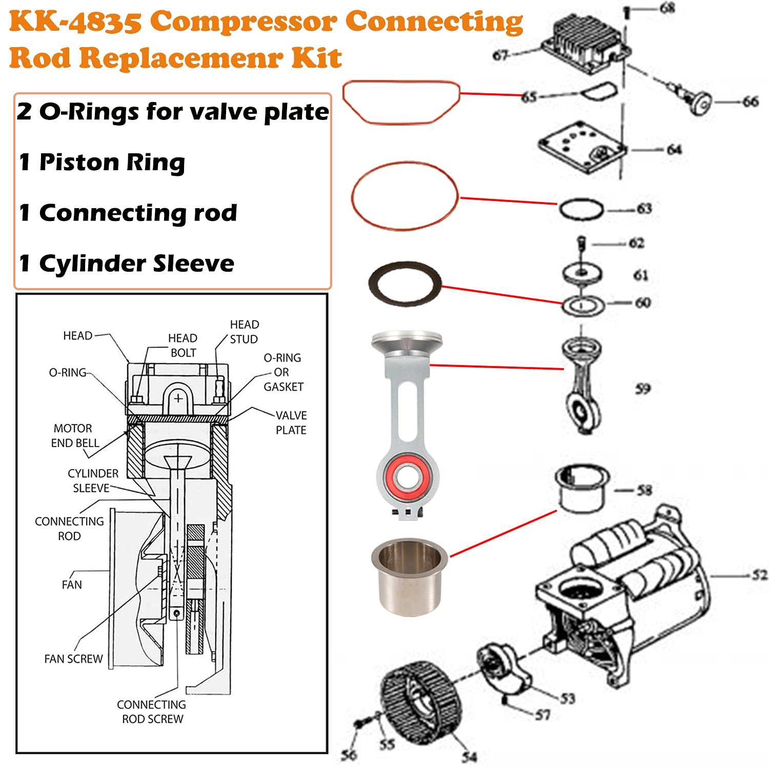 craftsman air compressor parts diagram