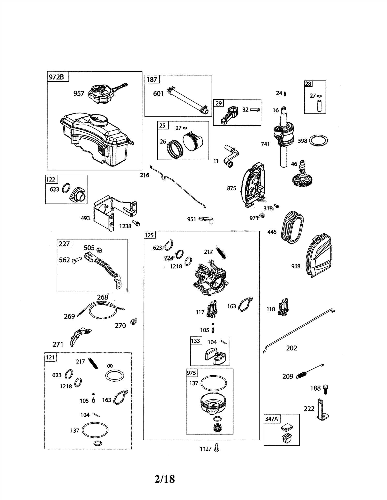 craftsman cmxgwas02073 parts diagram