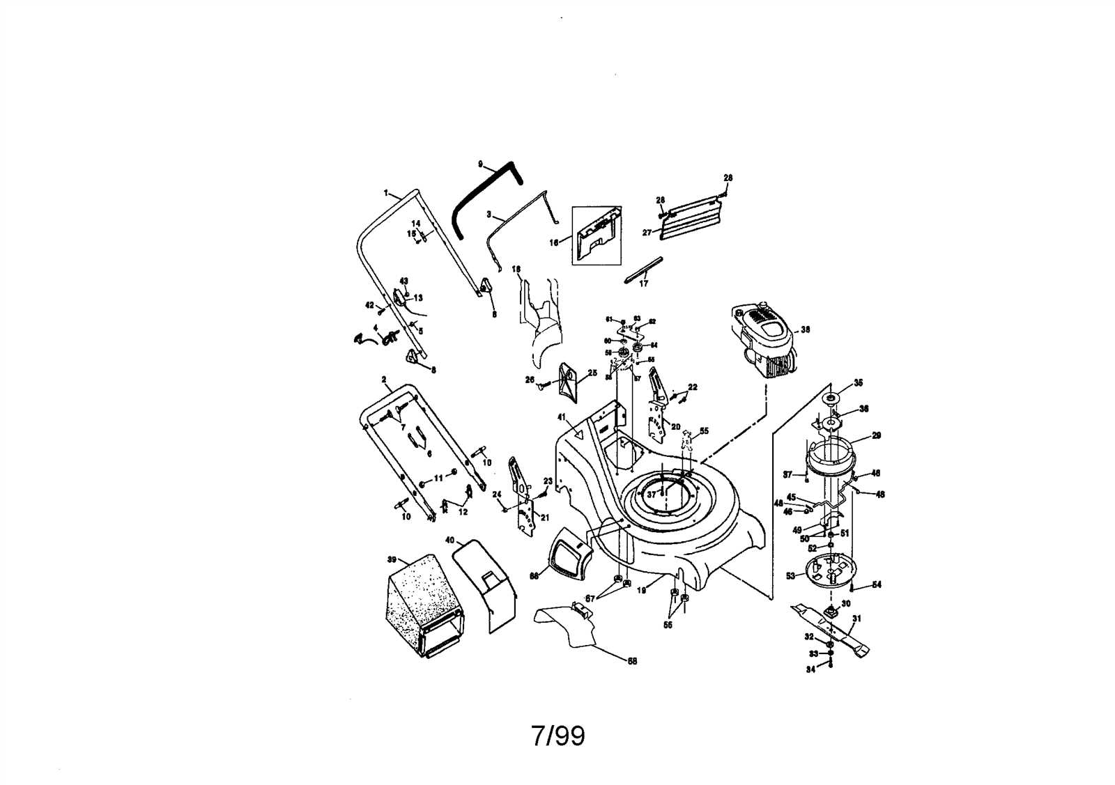 craftsman eager 1 parts diagram