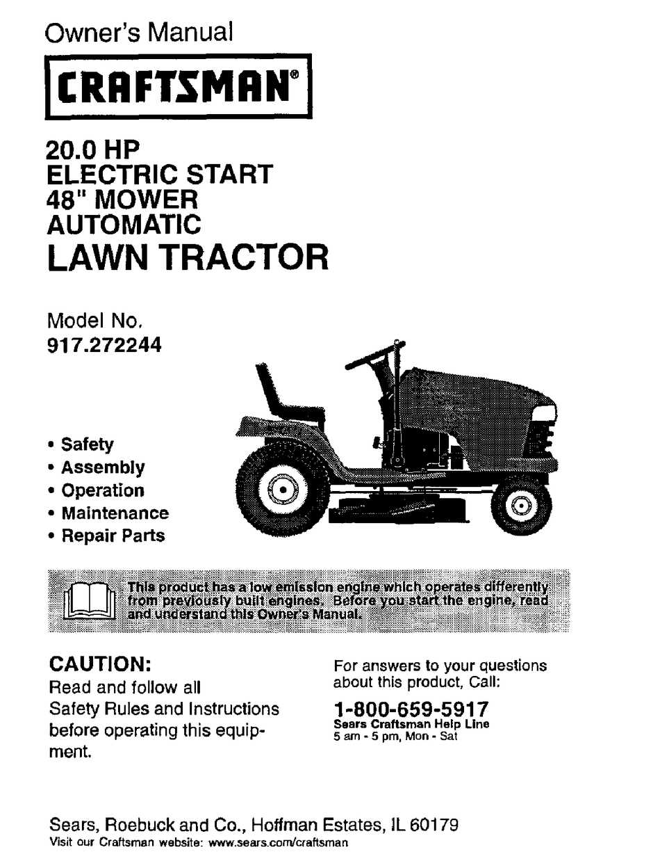 craftsman model 917 parts diagram