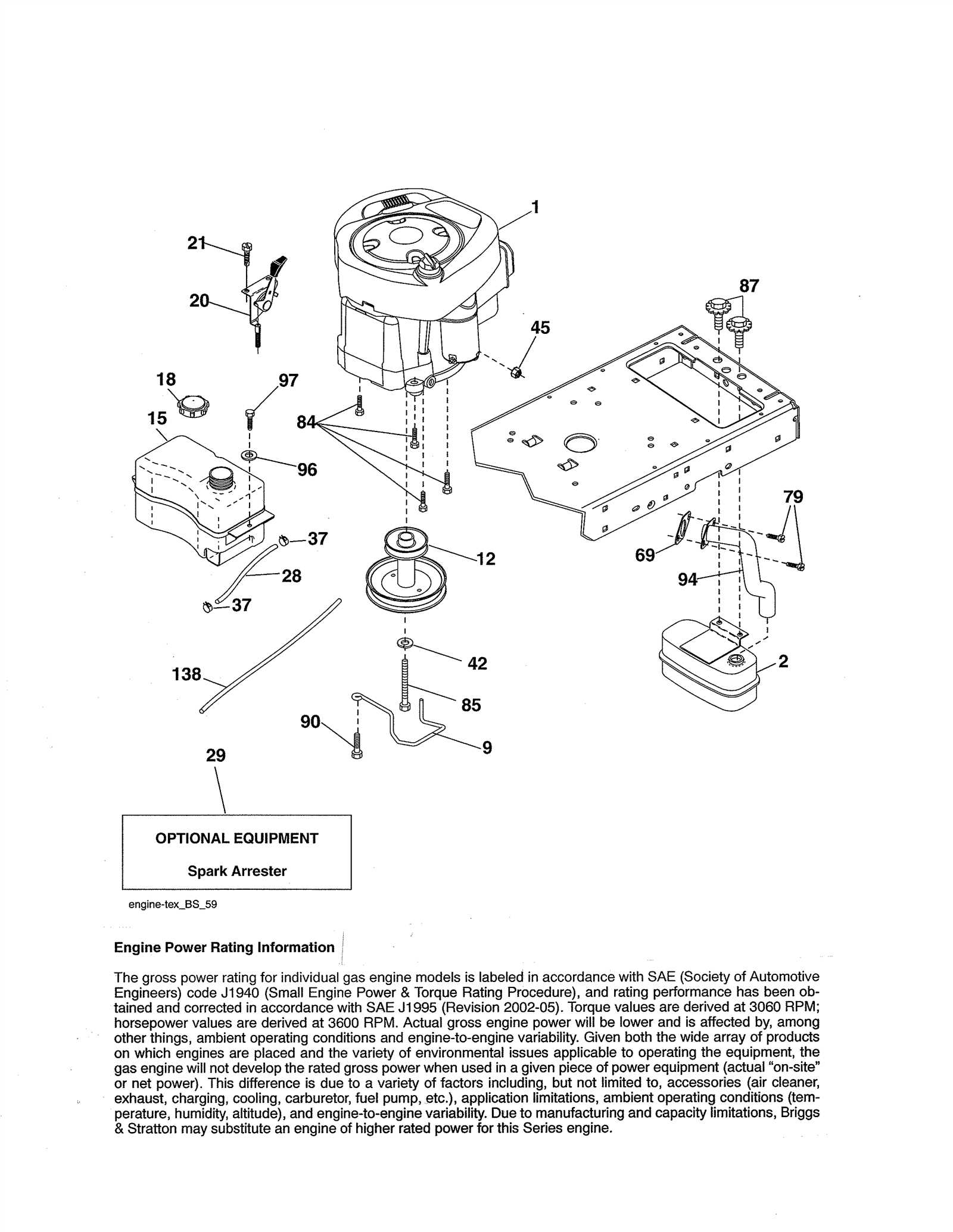 craftsman riding mower model 917 parts diagram