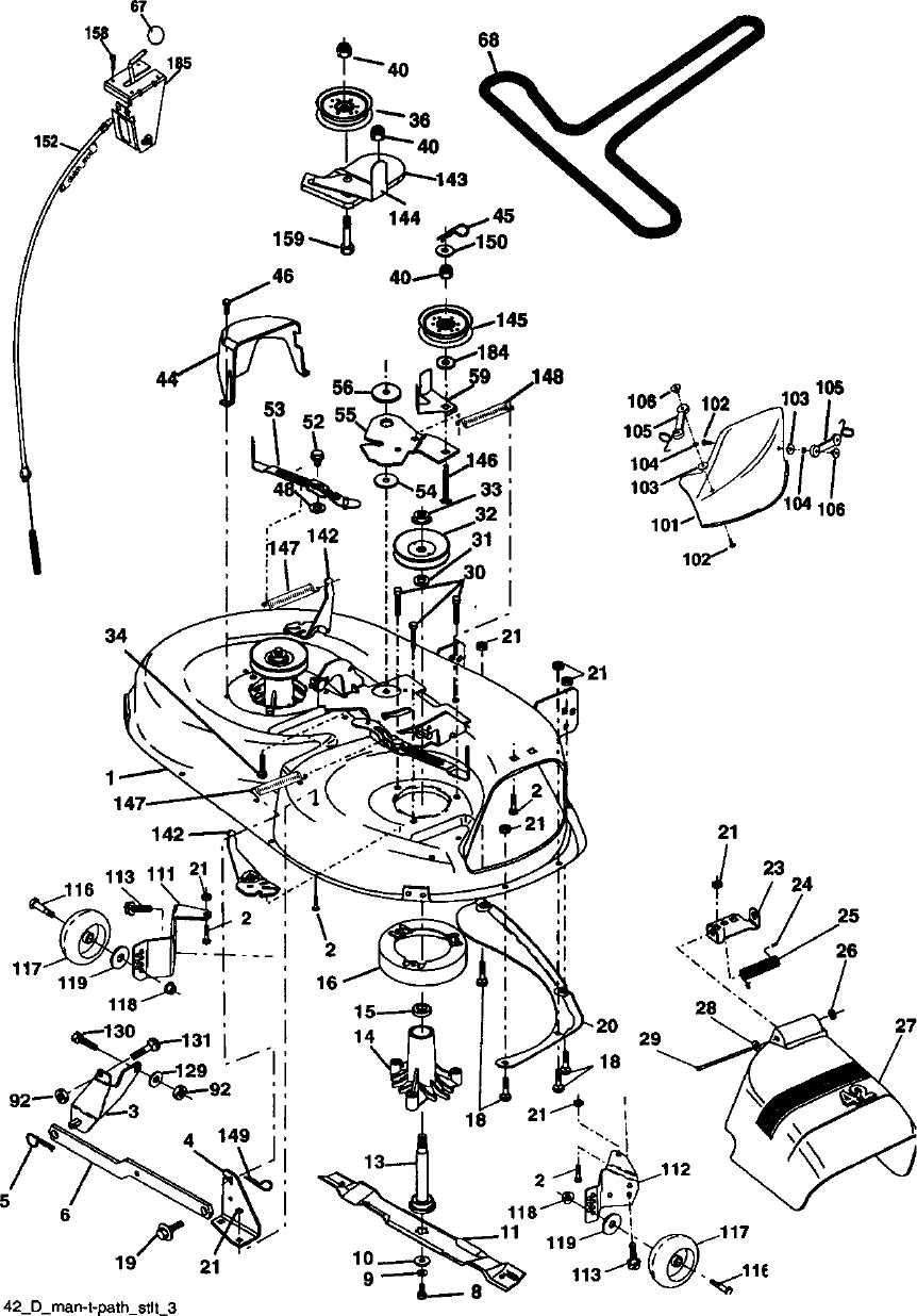 craftsman t3200 parts diagram