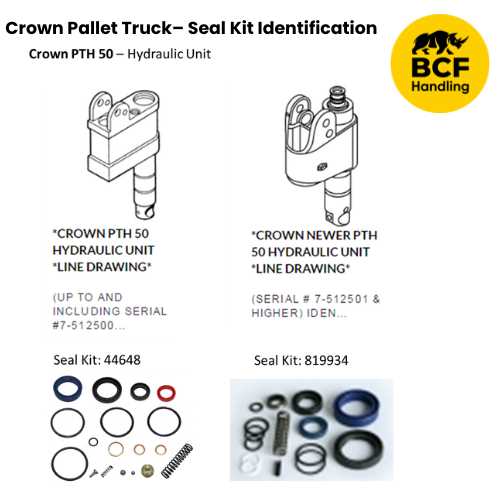 crown pth50 parts diagram