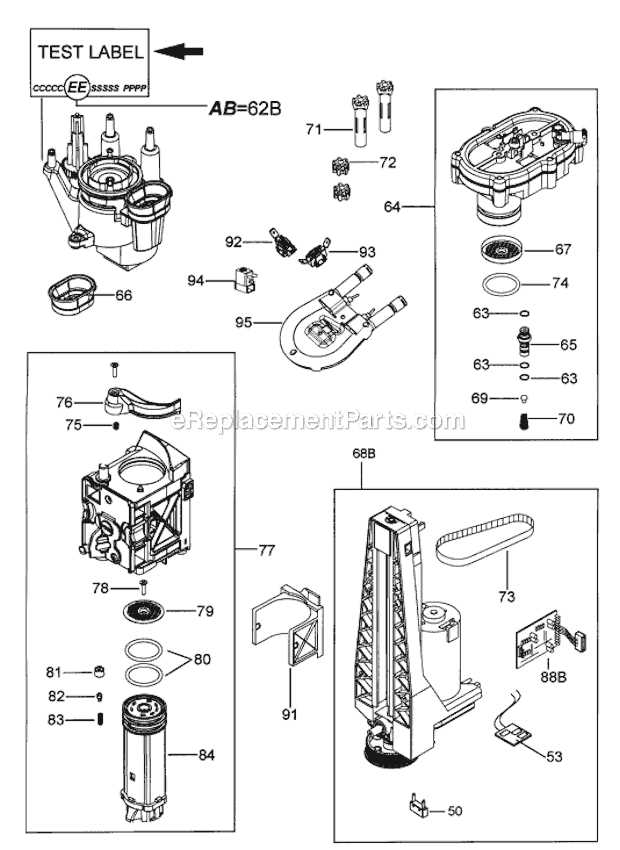 delonghi coffee machine parts diagram