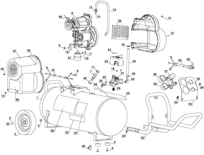 dewalt d55168 parts diagram