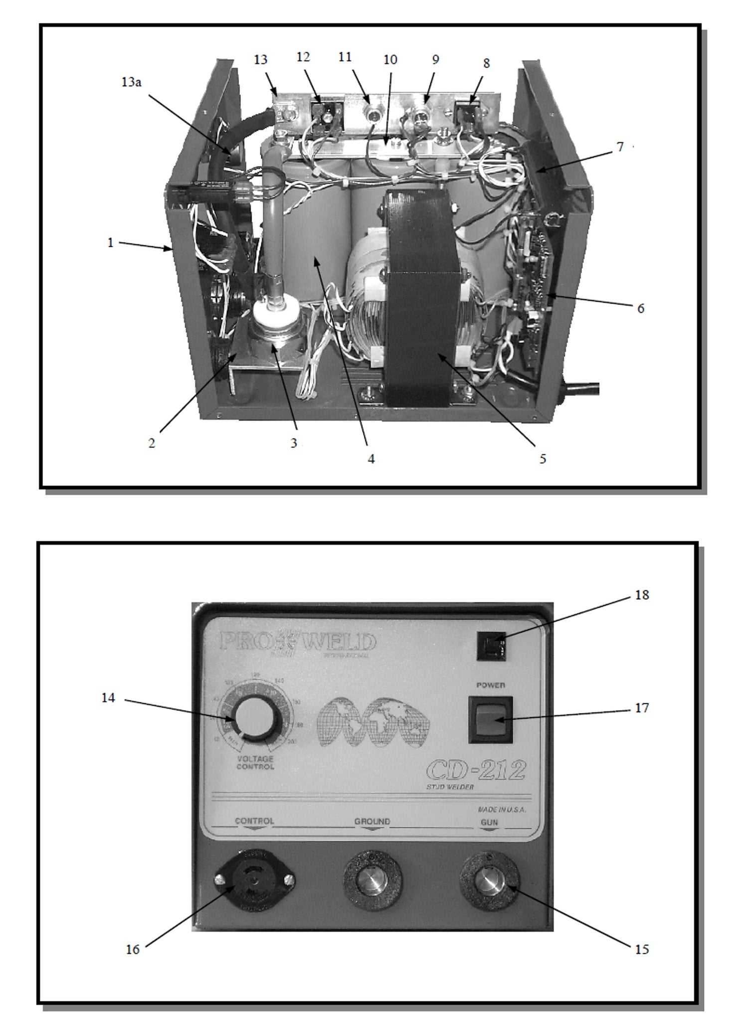 diagram welding machine parts list