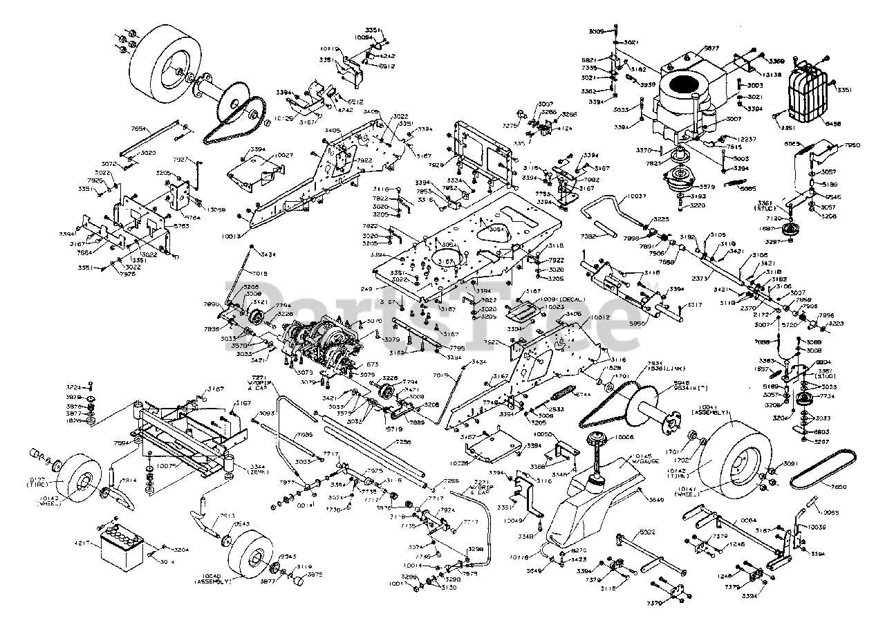 dixon mower parts diagram