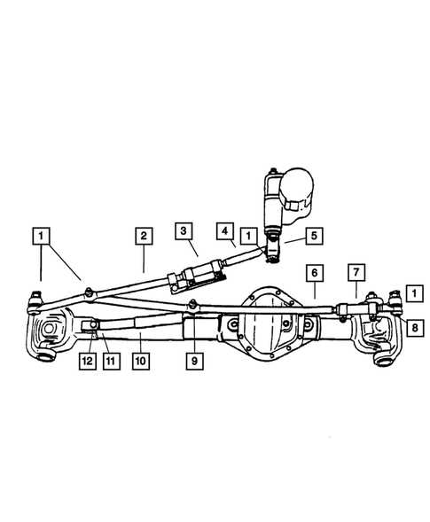 dodge ram steering parts diagram