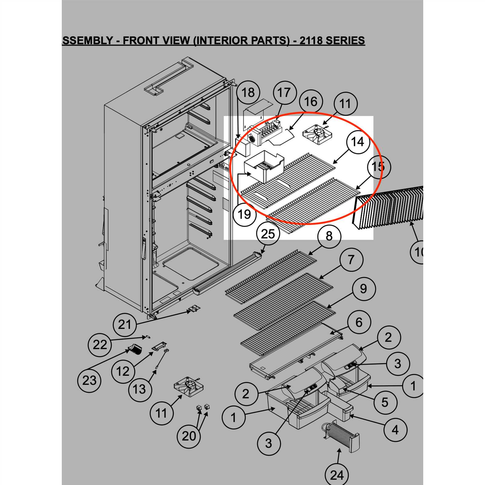 dometic rv refrigerator parts diagram