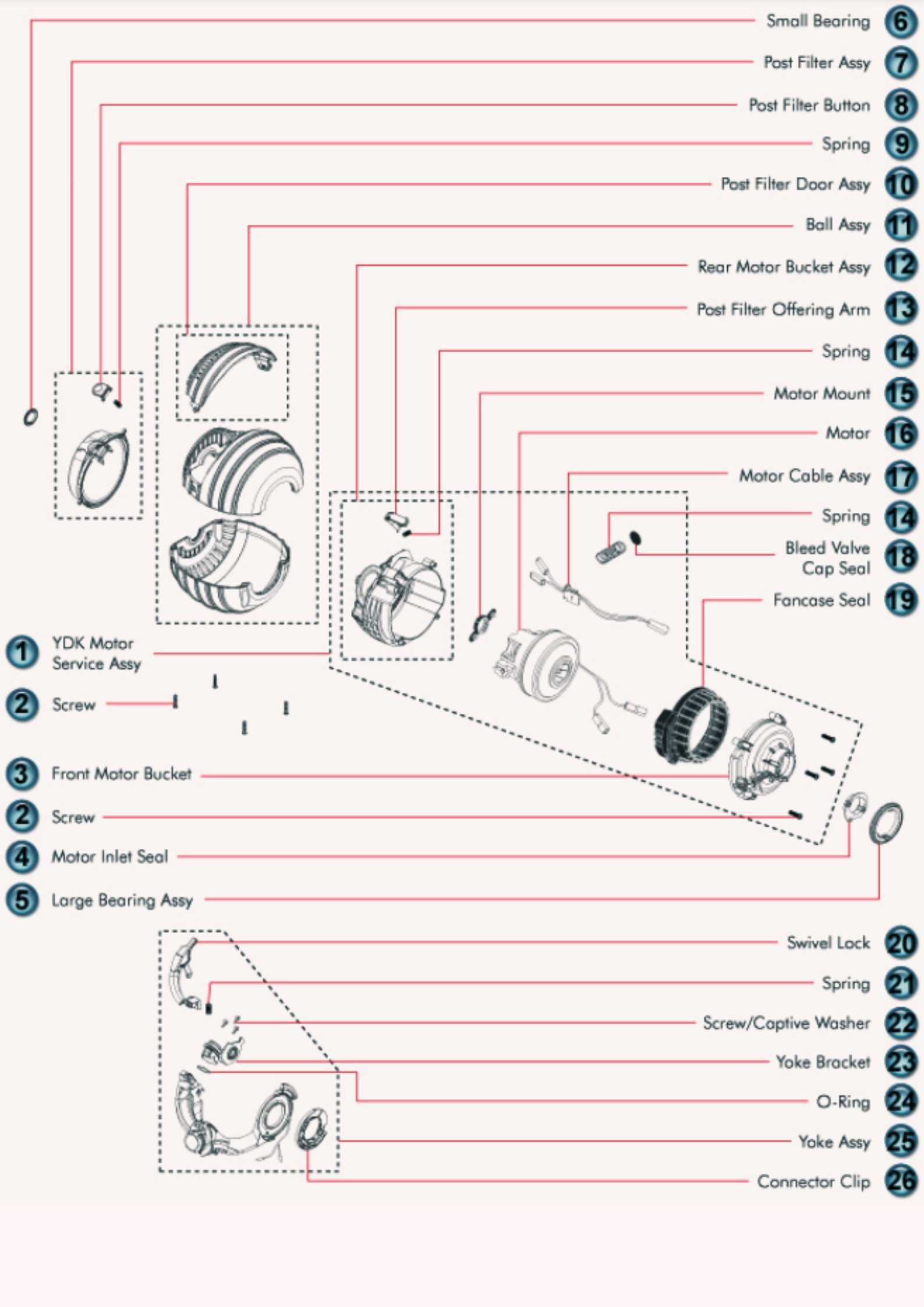 dyson dc33 parts diagram