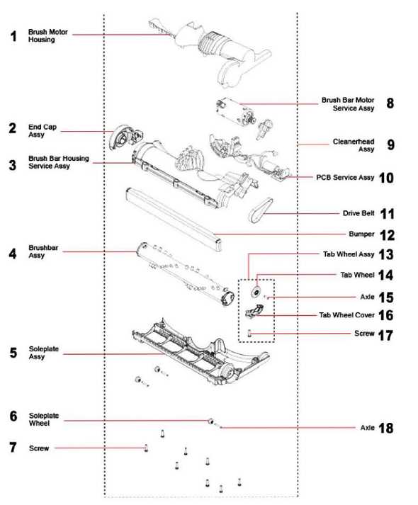 dyson dc33 parts diagram