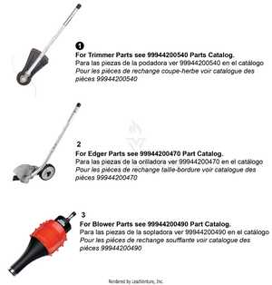 echo edger parts diagram