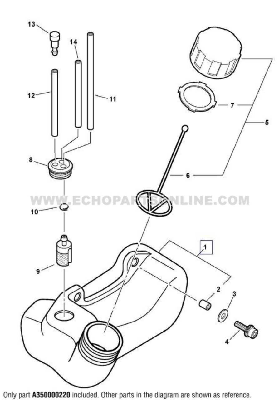 echo string trimmer parts diagram