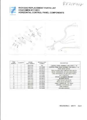 evans tempcon parts diagram