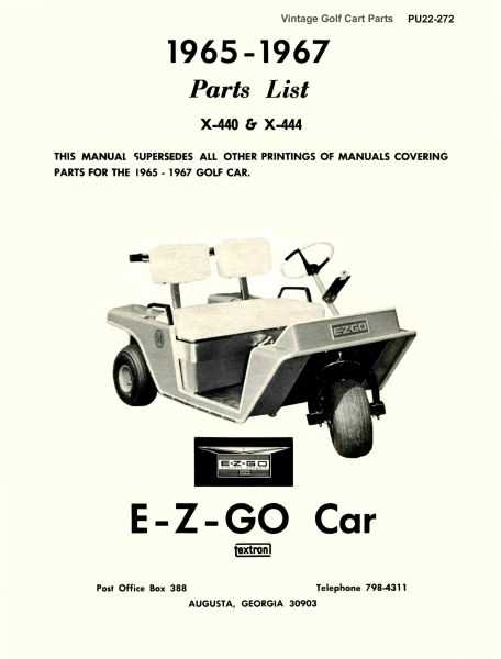 ez go golf cart parts diagram