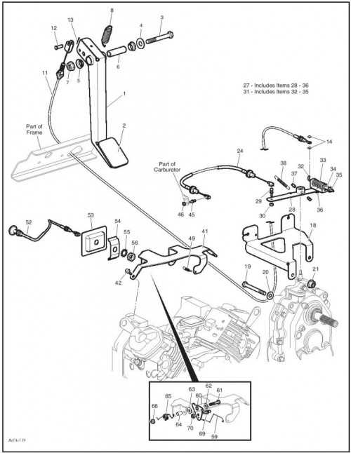 ez go golf cart parts diagram