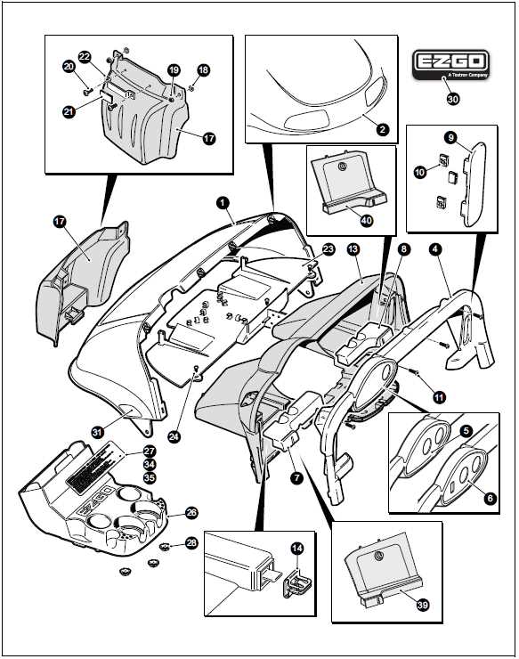 ezgo parts diagram