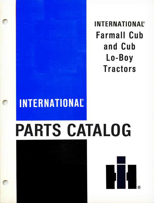 farmall cub parts diagram