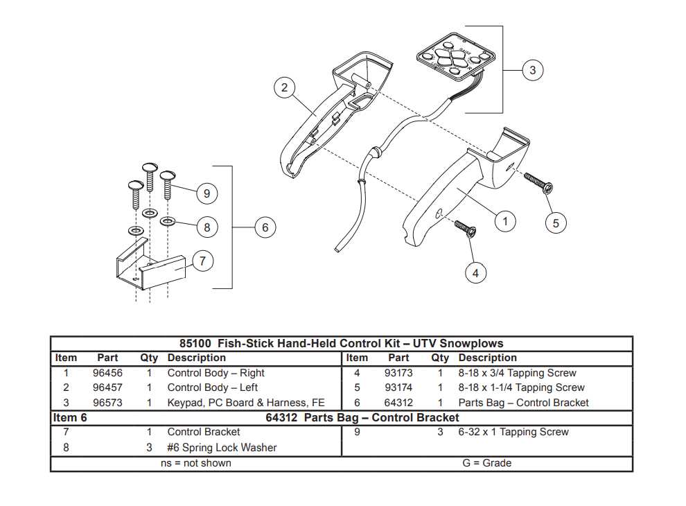 fisher xv2 parts diagram