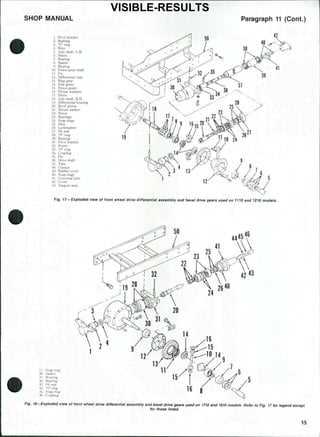 ford 1210 tractor parts diagram