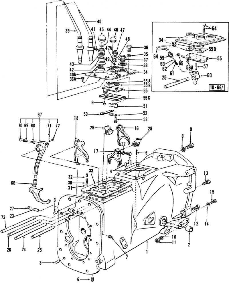 ford 4500 backhoe parts diagram