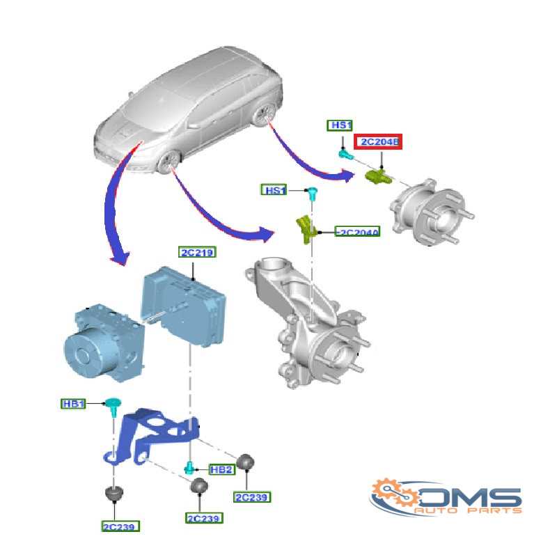 ford focus car parts diagram