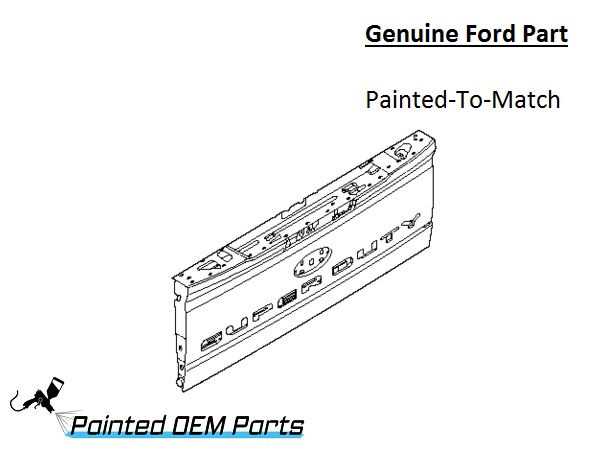 ford tailgate parts diagram