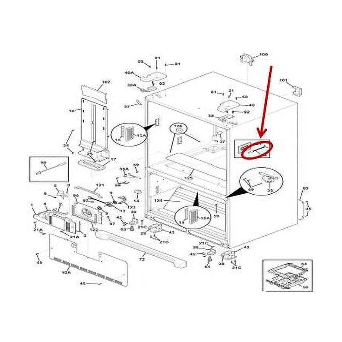 frigidaire ice maker parts diagram