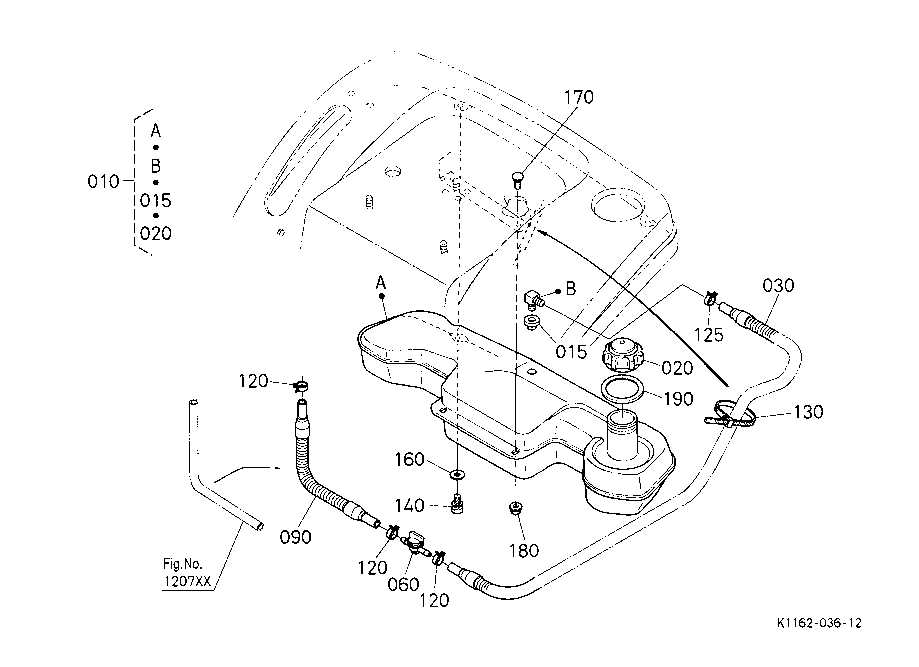 fuel tank parts diagram