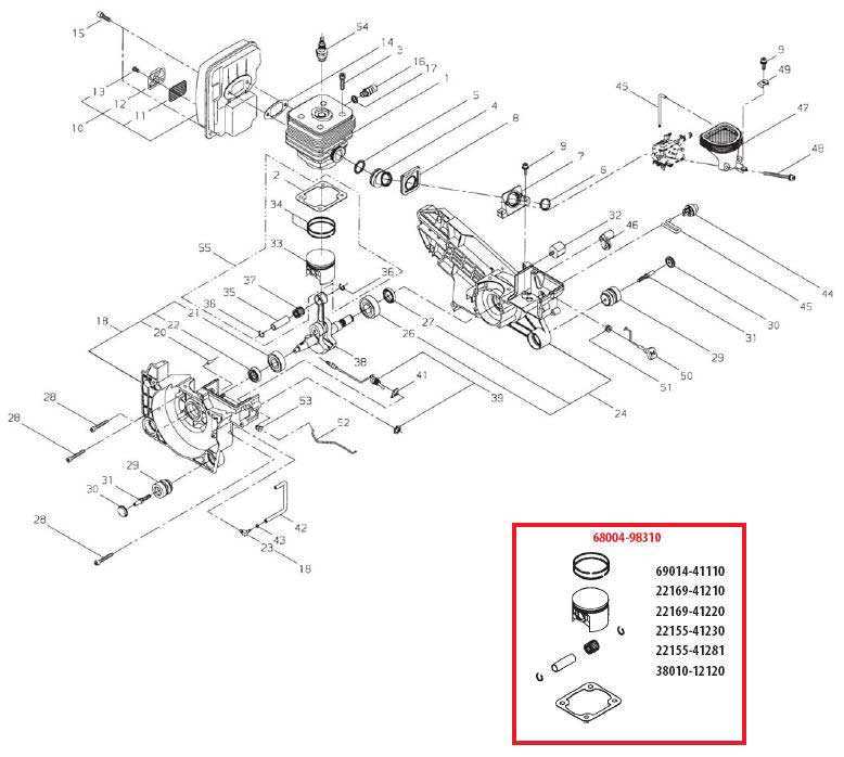 gator tail parts diagram