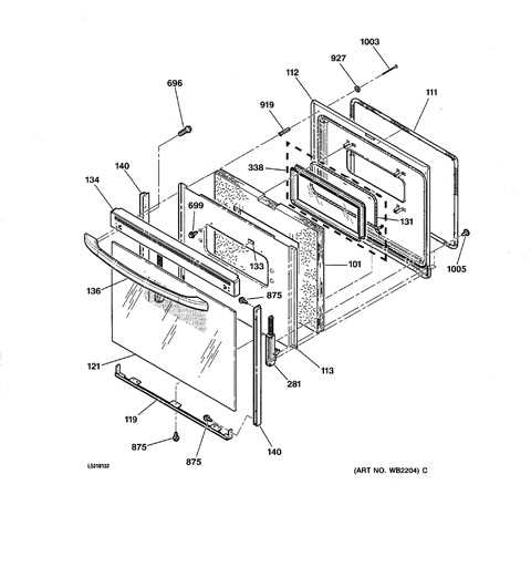 ge spectra oven parts diagram