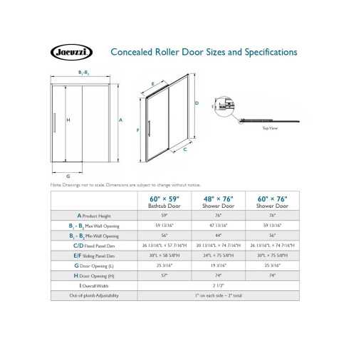 glass shower door parts diagram