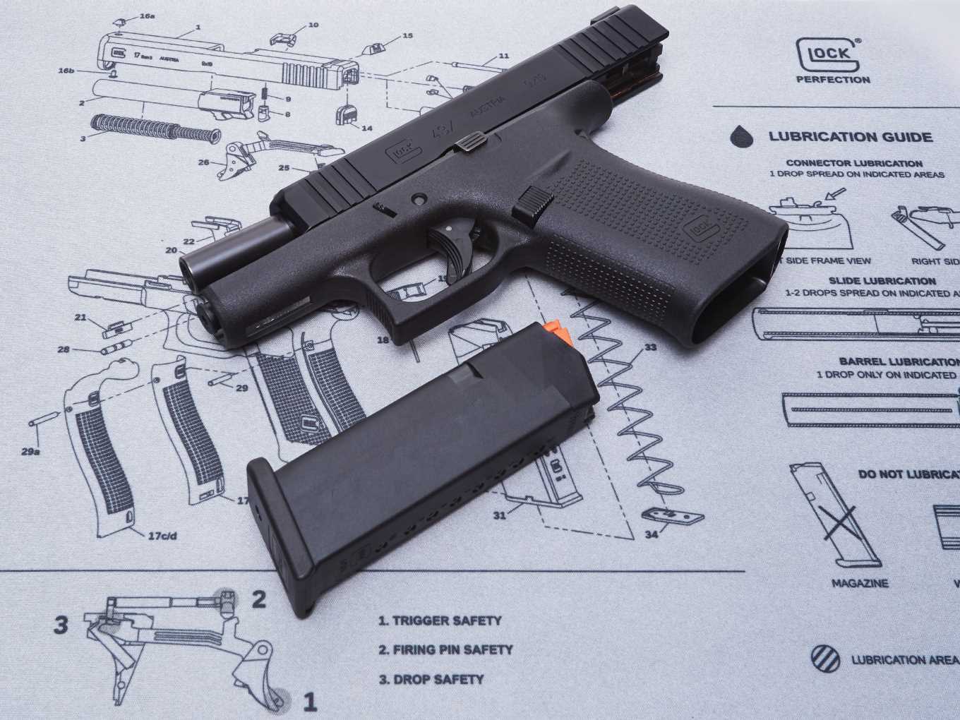 glock 19 gen 3 parts diagram