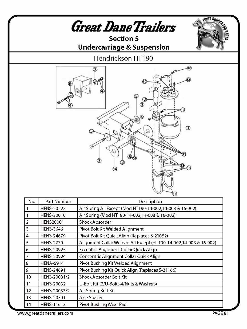 great dane trailer parts diagram