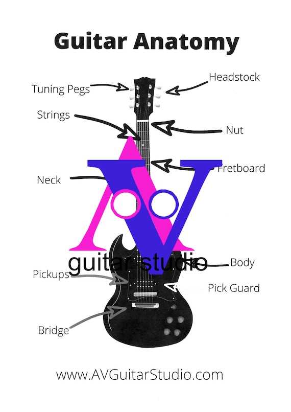 guitar parts diagram