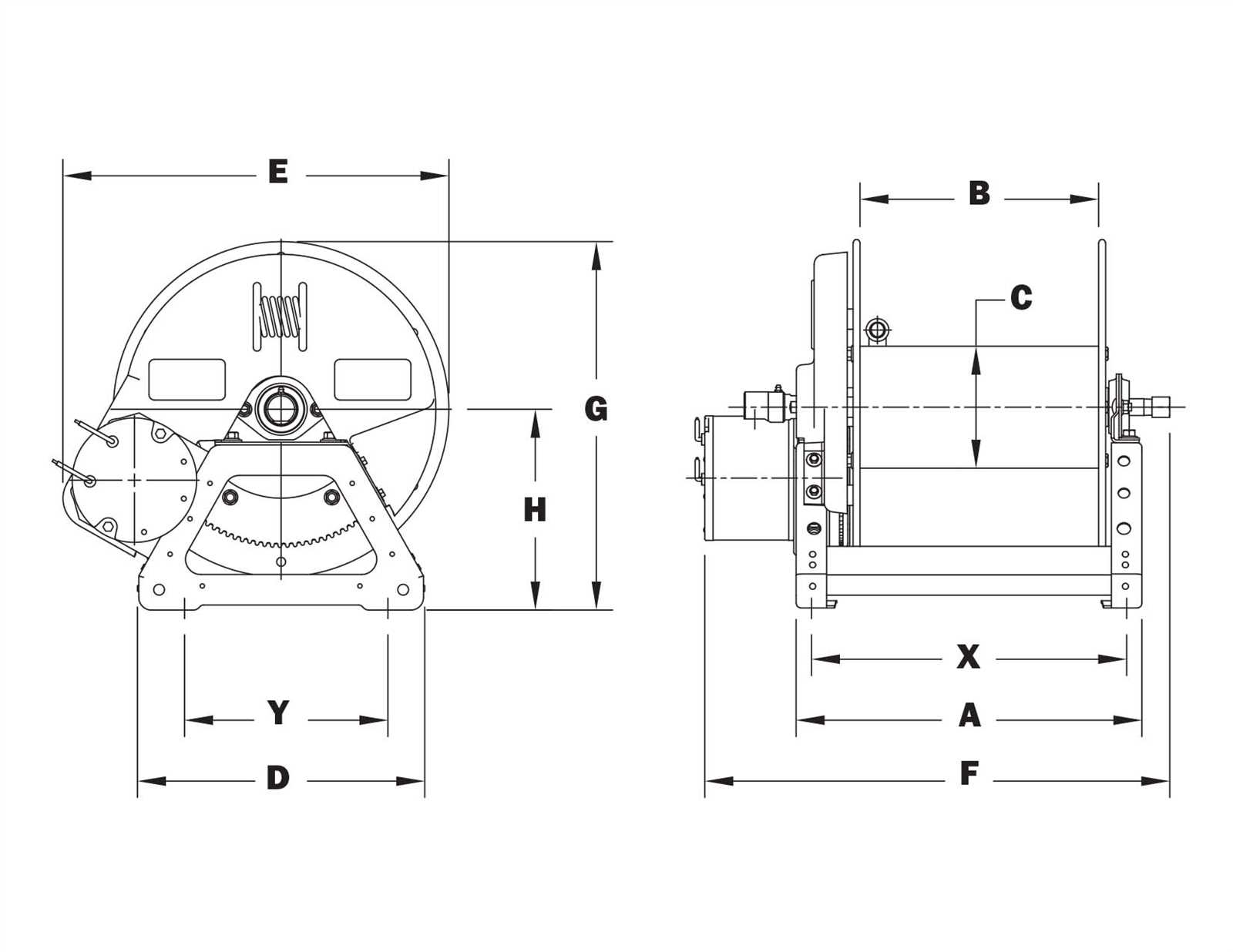 hannay reel parts diagram