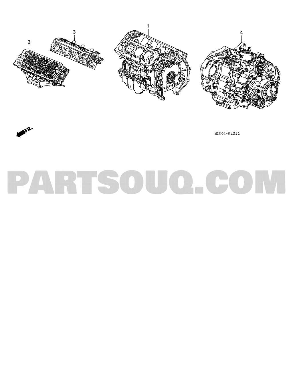 honda accord engine parts diagram