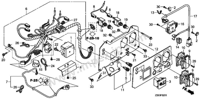 honda eu2000i parts diagram