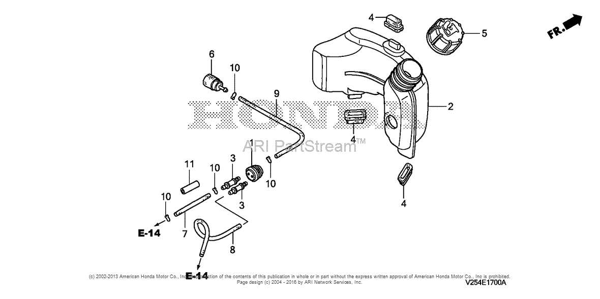 honda fg100 parts diagram