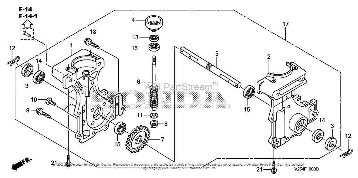 honda fg100 parts diagram